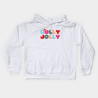 HOLLY JOLLY CHRISTMAS Kids Hoodie